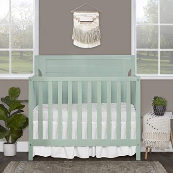 Dream On Me Bellport 4 in 1 Convertible Mini/Portable Crib I Mini Baby Crib